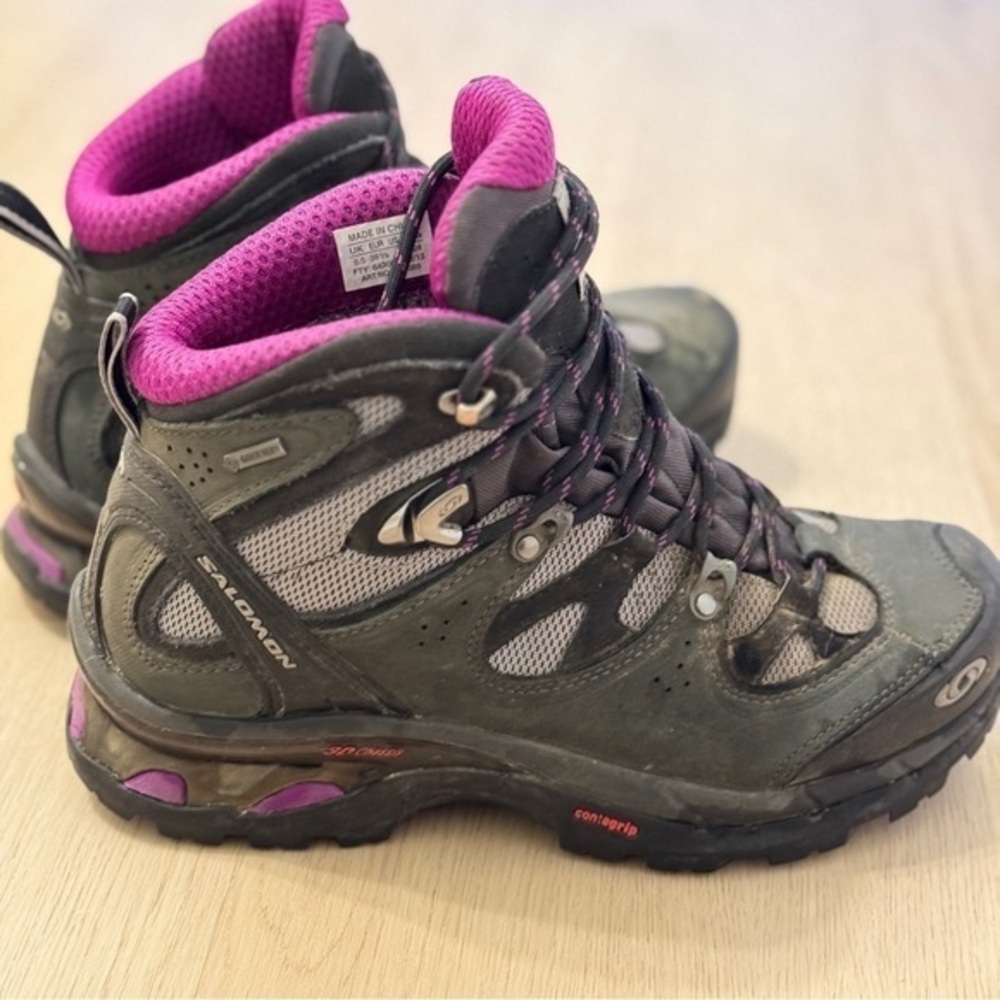 Salomon Women Comet 3D Lady GTX Waterproof Hiking Trail Camping Boot Sz 7